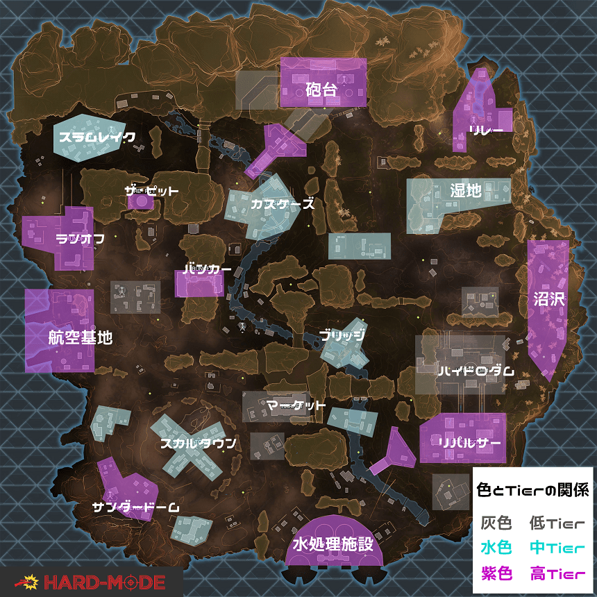 Apex Legends アイテム・武器とマップ