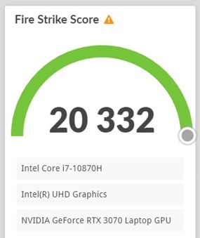 G-Tune H5 firestrike